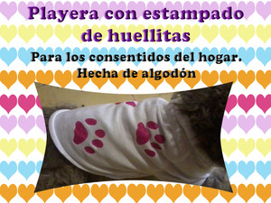 Playera Huellitas